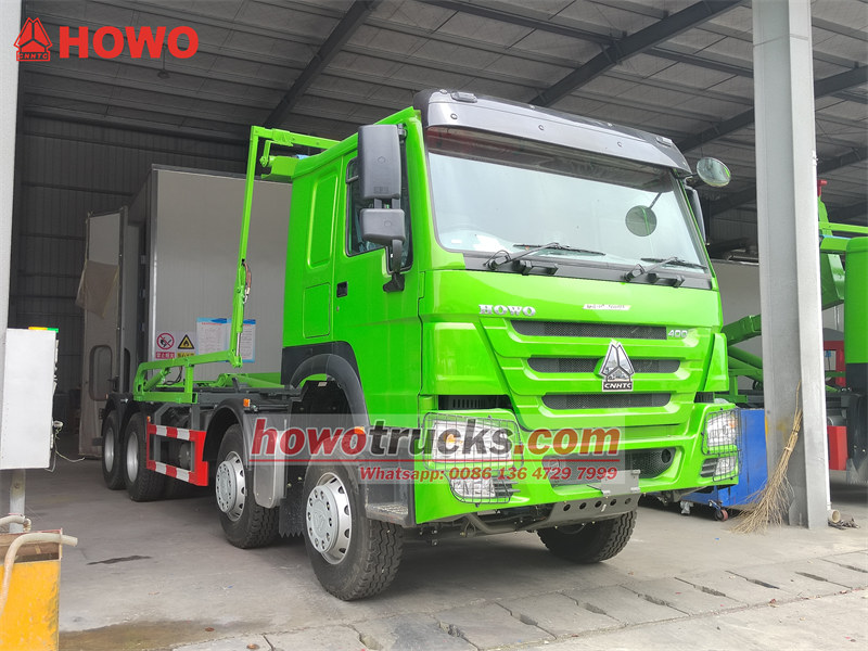 HOWO hook loader truck for sale