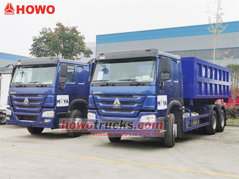 HOWO 20tons hook loader trucks for export HOWO 20tons hook loader trucks for export