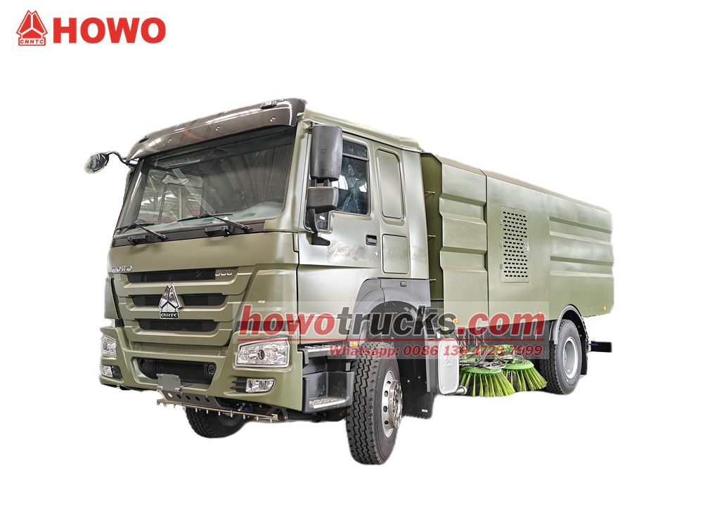 Howo 12 cbm truck mounted street sweeper Howo 12 cbm truck mounted street sweeper