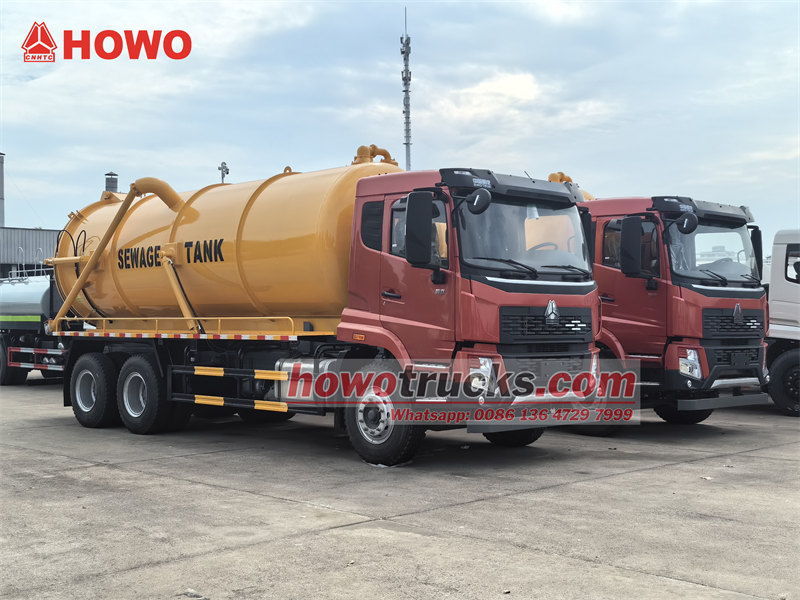 HOWO septic tank truck for export