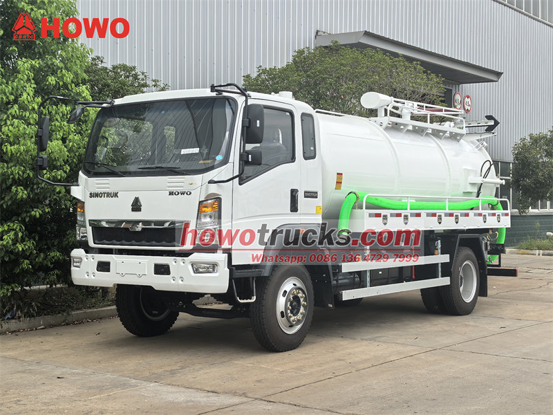 HOWO 6 wheeler vacuum tank truck HOWO 6 wheeler vacuum tank truck
