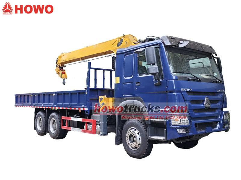 Howo 6x4 boom truck with 10T crane