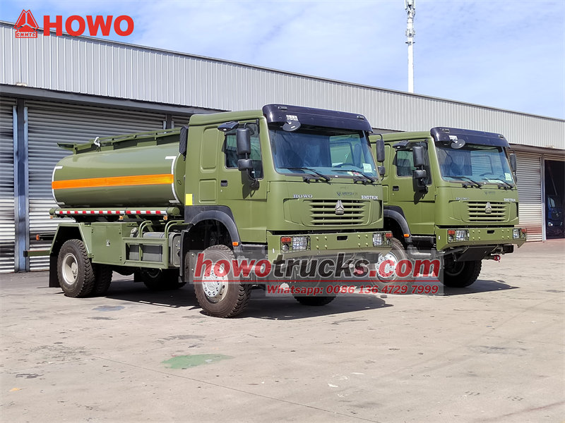HOWO diesel tank trucks for export