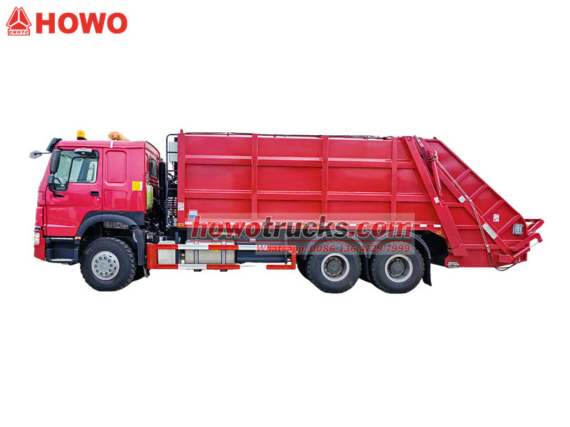 HOWO 20cbm garbage compactor vehicle