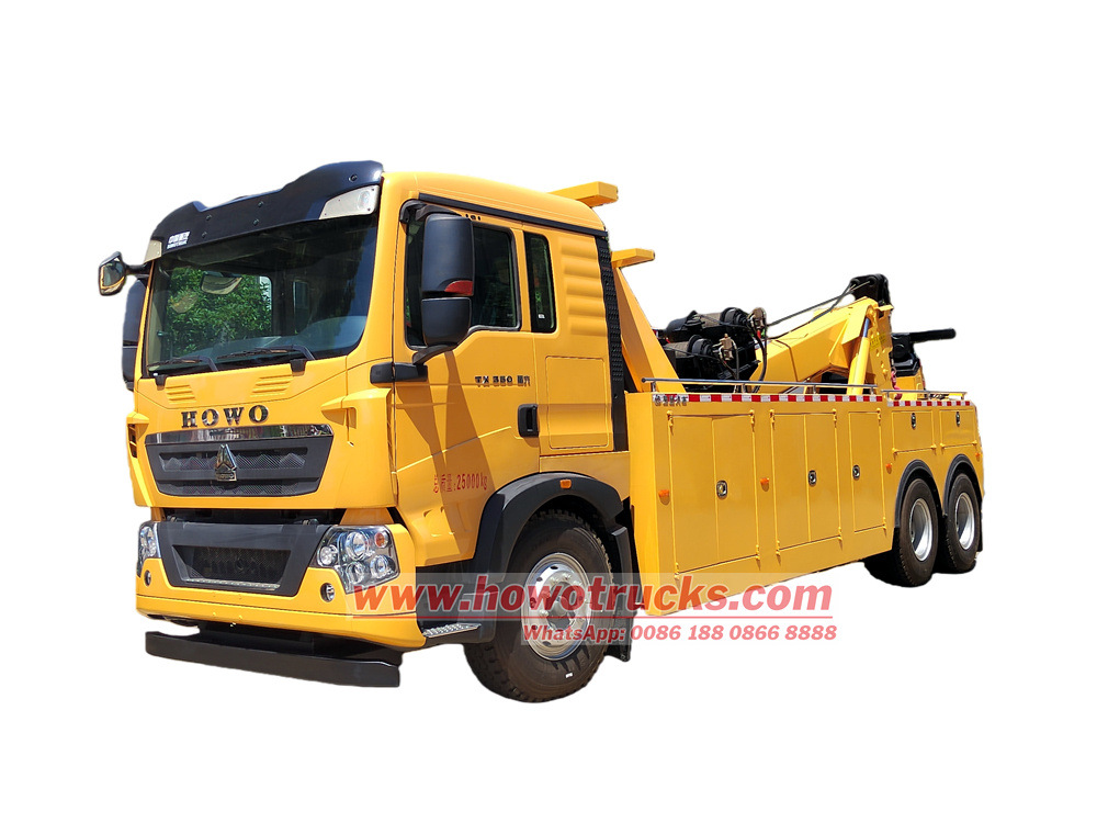 Howo 6x4 Road Recovery wrecker truck