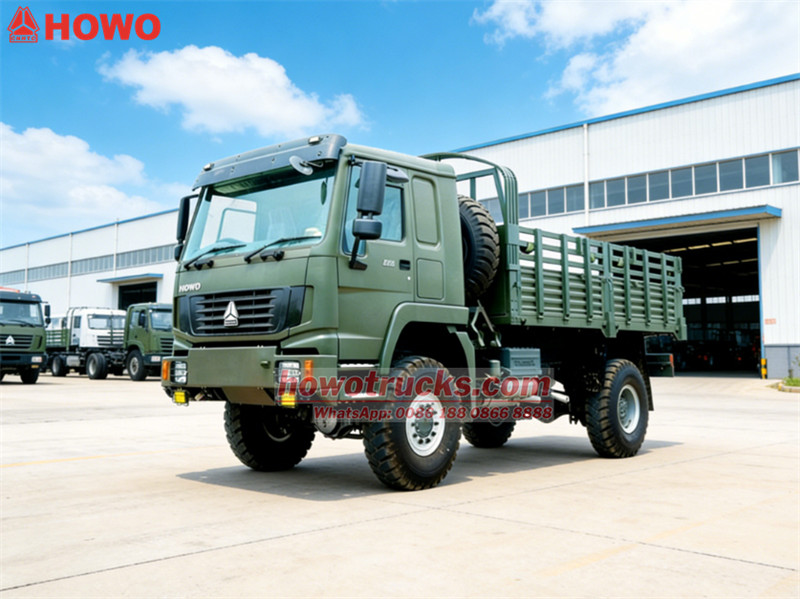 Howo off road 10tons cargo truck