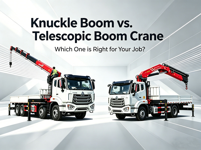 Guindaste telescópico versus guindaste articulado: como escolher o ideal para você