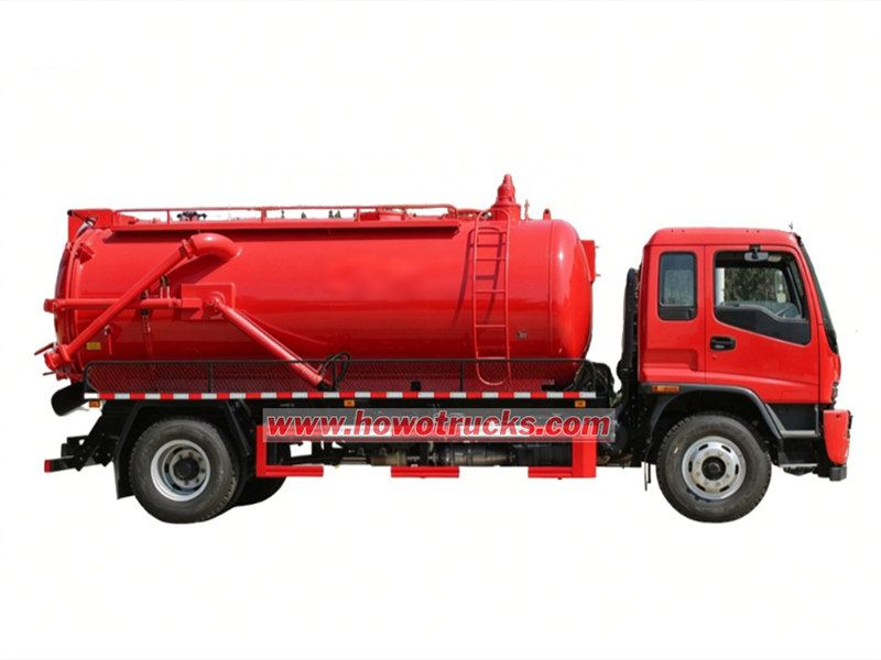 HOWO M7 10000L sewage tank truck HOWO M7 10000L sewage tank truck