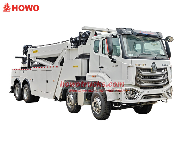 HOWO 8×4 road recovery truck